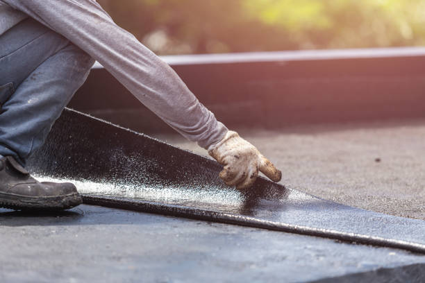 Professional Crawl Space Encapsulation technician working in Morrisville, NY